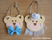 Bear Couple plates